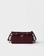 Prada Bonnie medium suede handbag - Image 6